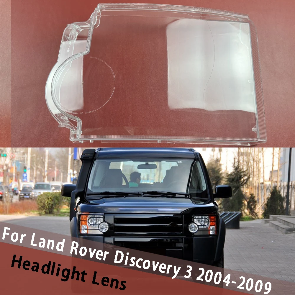 

For Land Rover Discovery 3 2004-2009 Headlamp Case Car Front Headlight Cover Head Lamp Shell Lens Caps Light Lampshade Lampcover