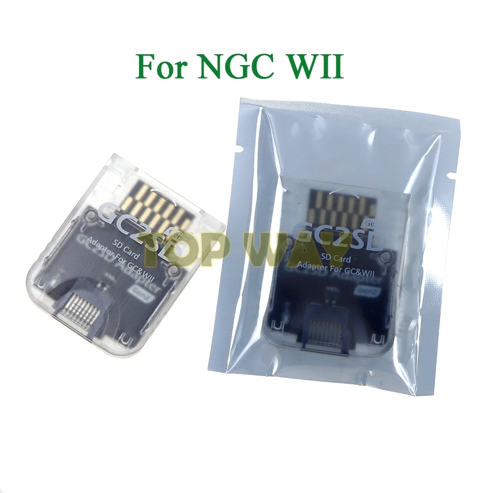 

5 шт. для Wii V2 GC2SD, устройство для чтения карт памяти SD, адаптер слота для карт памяти Plug and Play для консолей GameCube NGC V2.0