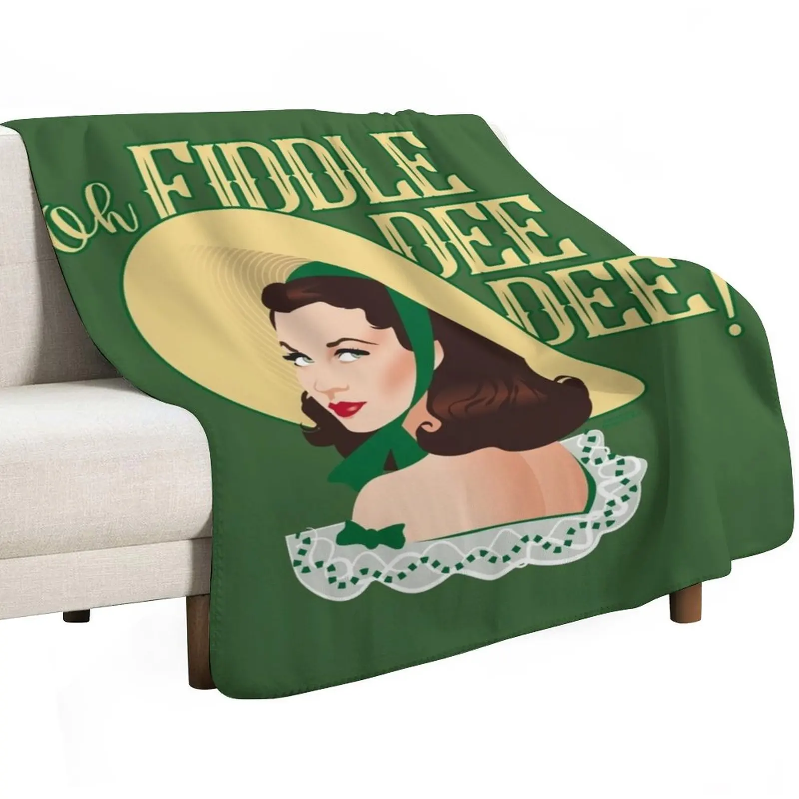Fiddle-dee-dee! Throw Blanket Luxury Brand Summer Vintage Decorative Beds Blankets For Sofas Bed Blankets