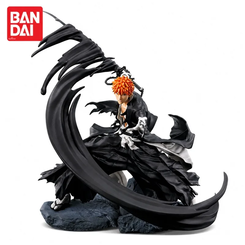 In Stock Bandai Original Ichiban Kuji Thousandyear Blood War Kurosaki Ichigo Action Figure Model Doll Brand New Boxed Anime