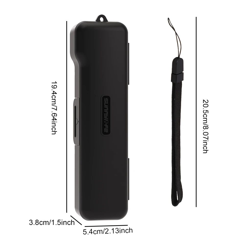 Flip-Open Protective Case with Lanyard PC Hard Protective Cover Wear Resist Camera Shell Sleeve for DJI OSMO Pocket 3