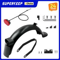 Upgraded Electric Scooter Rear Mudguard Fender Brake Taillight Parts for Xiaomi M365 Pro 2 1S  Replacement Accessories