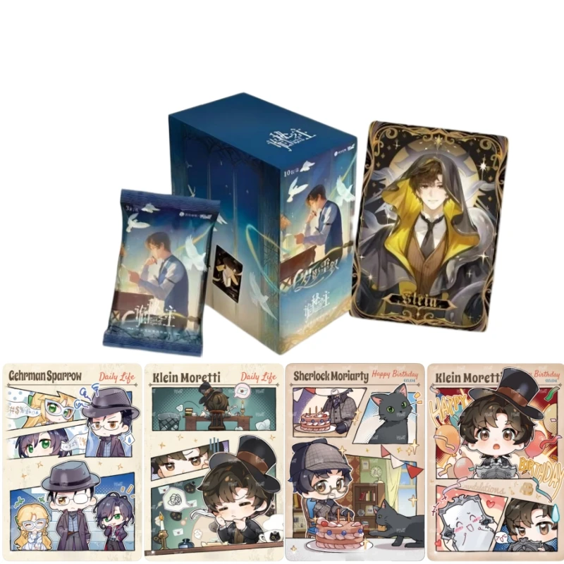 Caja Original, Cartas Originales de la Serie Lord of Mysteries Memories, Colección de Manga de Klein Moretti, Cartas de Juguete, Regalos Exquisitos para las Fiestas
