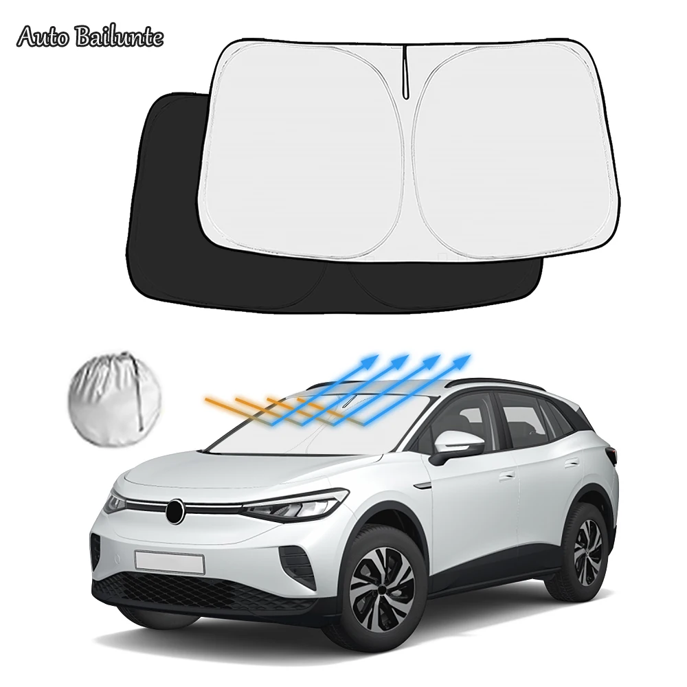 For Volkswagen VW ID.4 2021 2022 2023 2024 Auto Accessories Sunshade Front Rear Window Visor Car Windshield Block Cover Sun