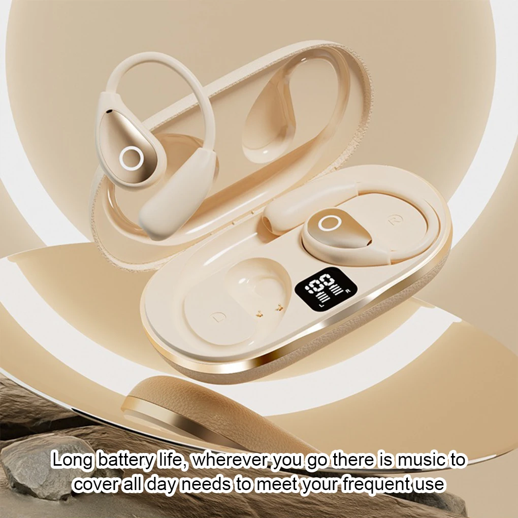 Earbuds penerjemah suara HD tahan lama, daya tahan baterai untuk multi-skenario nyaman dipakai