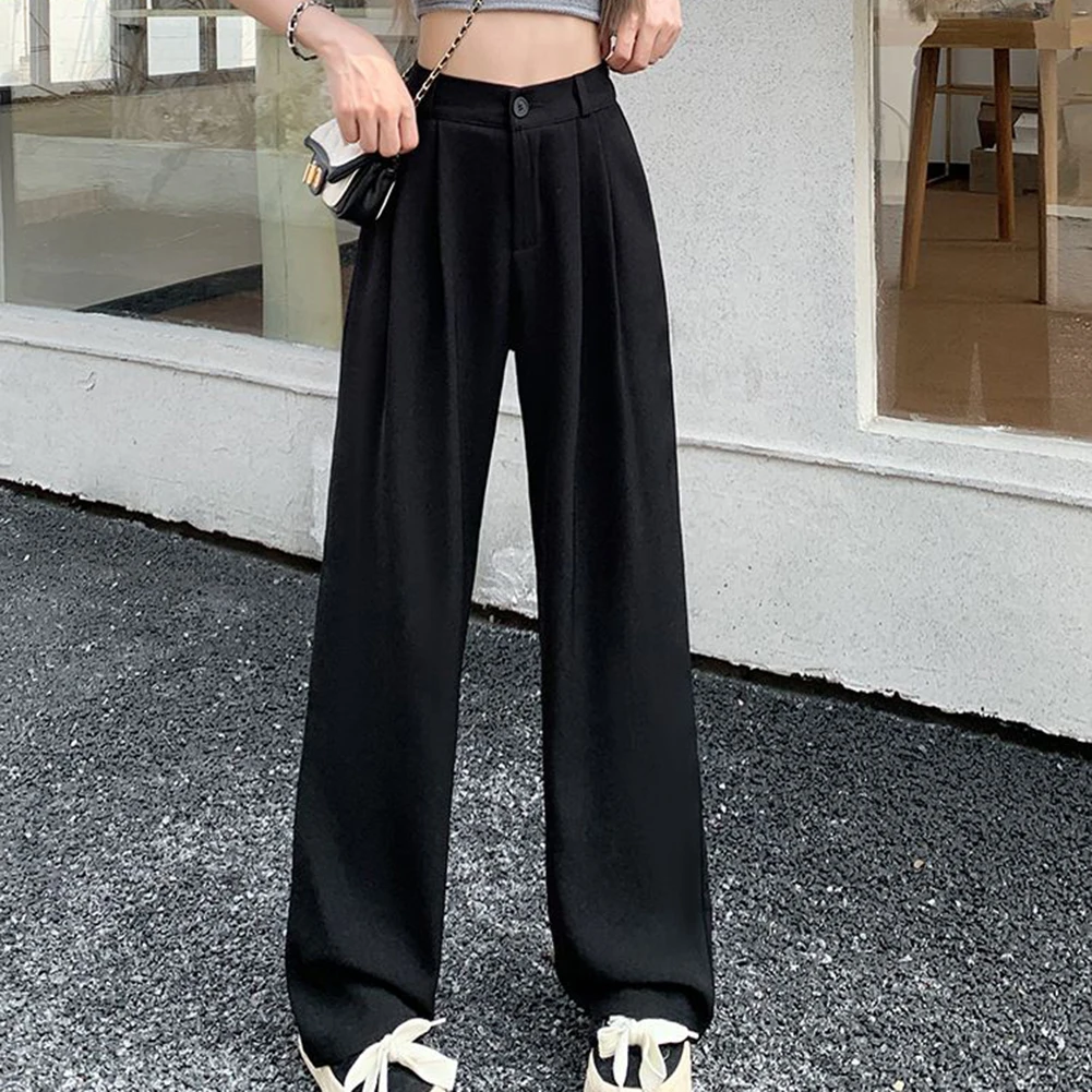 

Повседневные брюки с эластичной резинкой на талии, удобные женские брюки, повседневные свободные брюки, подходящие для осени, подходят для весны