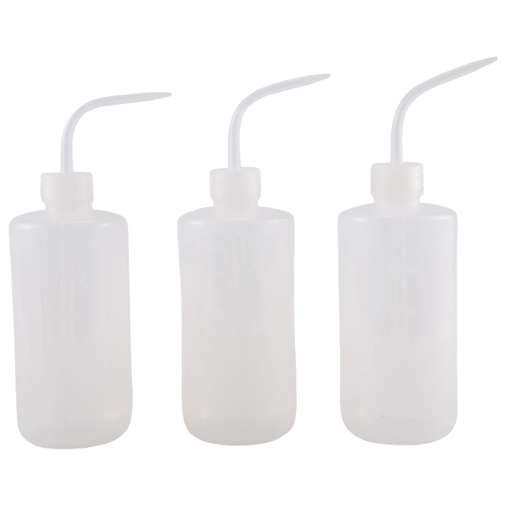 3Pcs Irrigation Bottle 500Ml 17Oz Indoor Plant Watering Can Water Squirt Bottle Plastic Rinse Bottle for Wash Tattoo