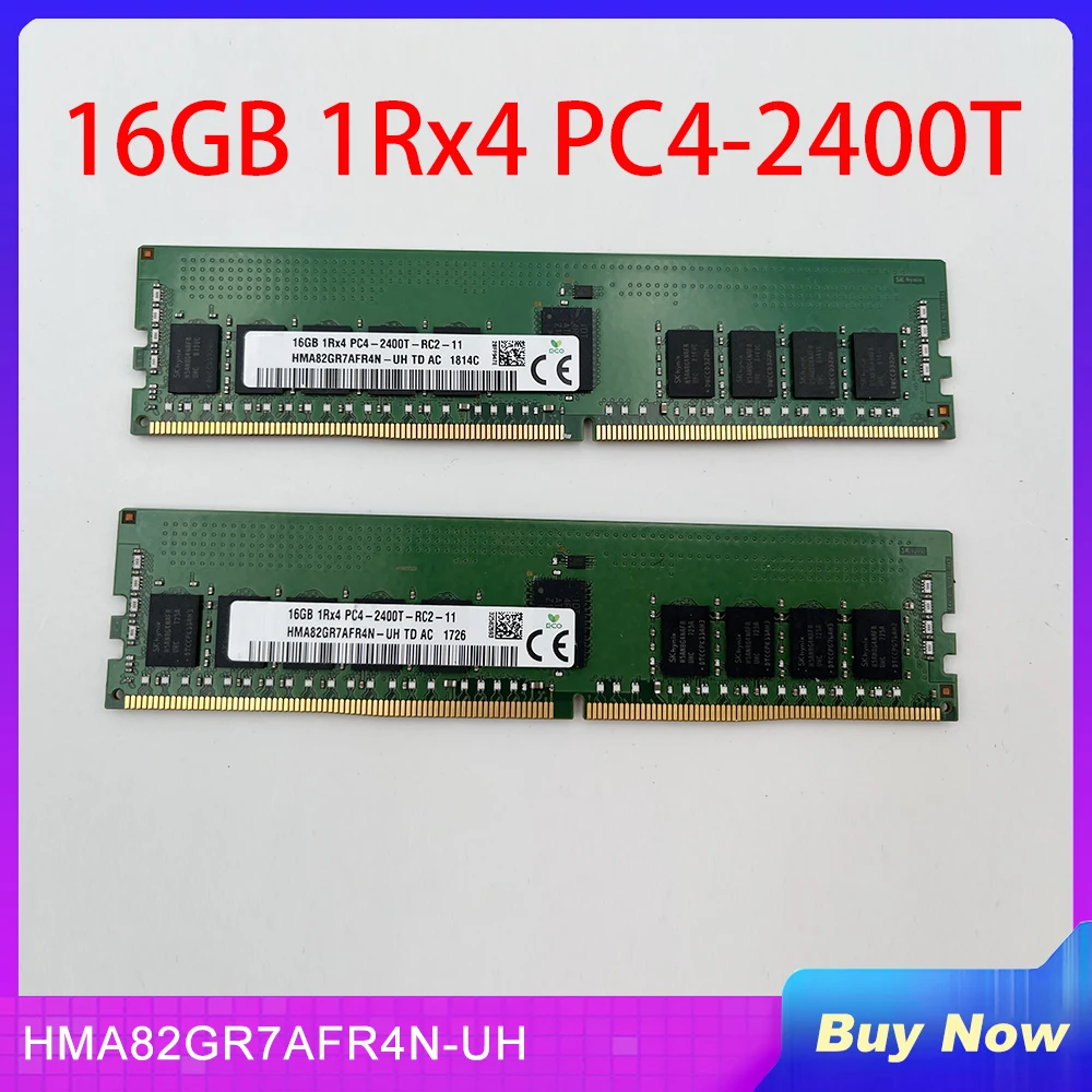 

1 шт. память для SK Hynix RAM 16 ГБ 1Rx4 PC4-2400T RECC HMA82GR7AFR4N-UH