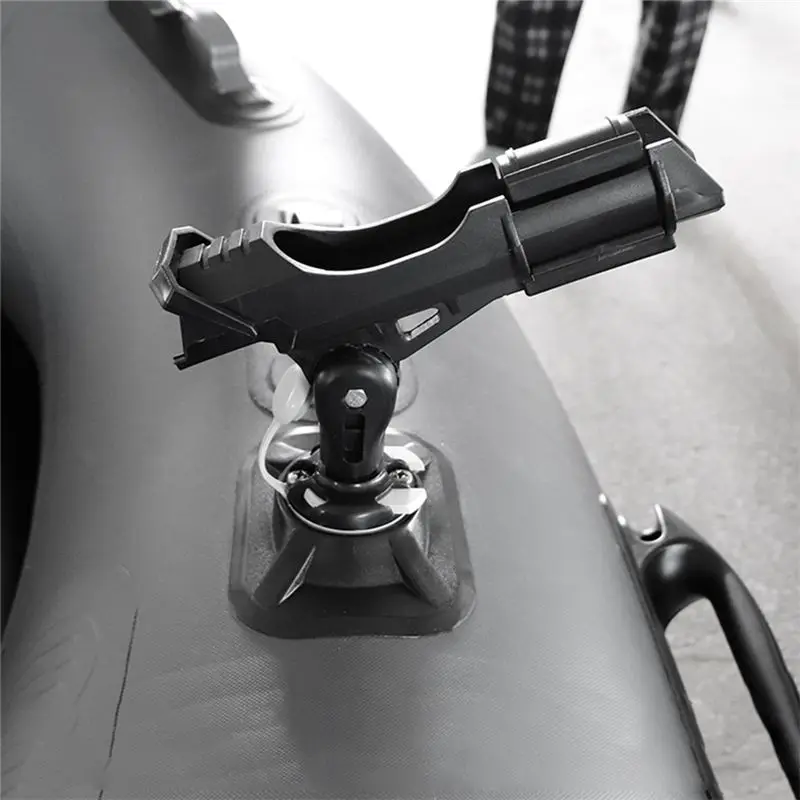 

ABPF Boat Kayak Fishing Rod Holder Accessories Small Boat Raft Fishing Tool Pvc Board Rod Holder Fix Pole Mount Angle