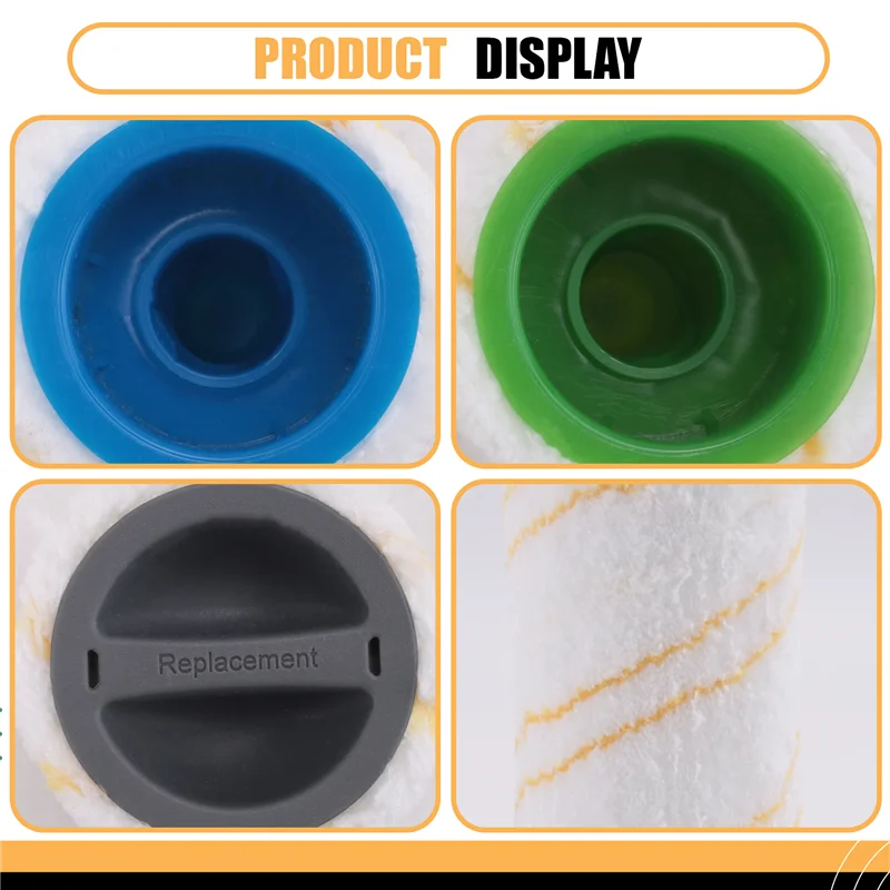 

BAAY 2 Pieces Rollers For Karcher FC5 FC7 FC3 FC3D Electric Floor Cleaner Replacement Rollers 2.055-006.0