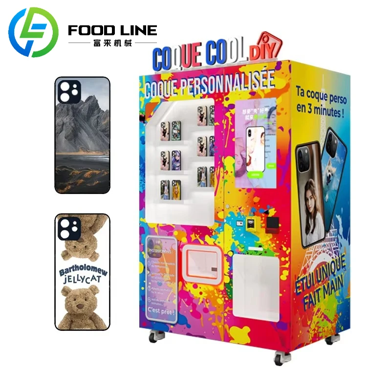 DIY Smartphone-Hülle, Verkaufsautomat, Selbstbedienung, individuelle Abdeckung, Kiosk mit mehreren Design-Optionen verfügbar