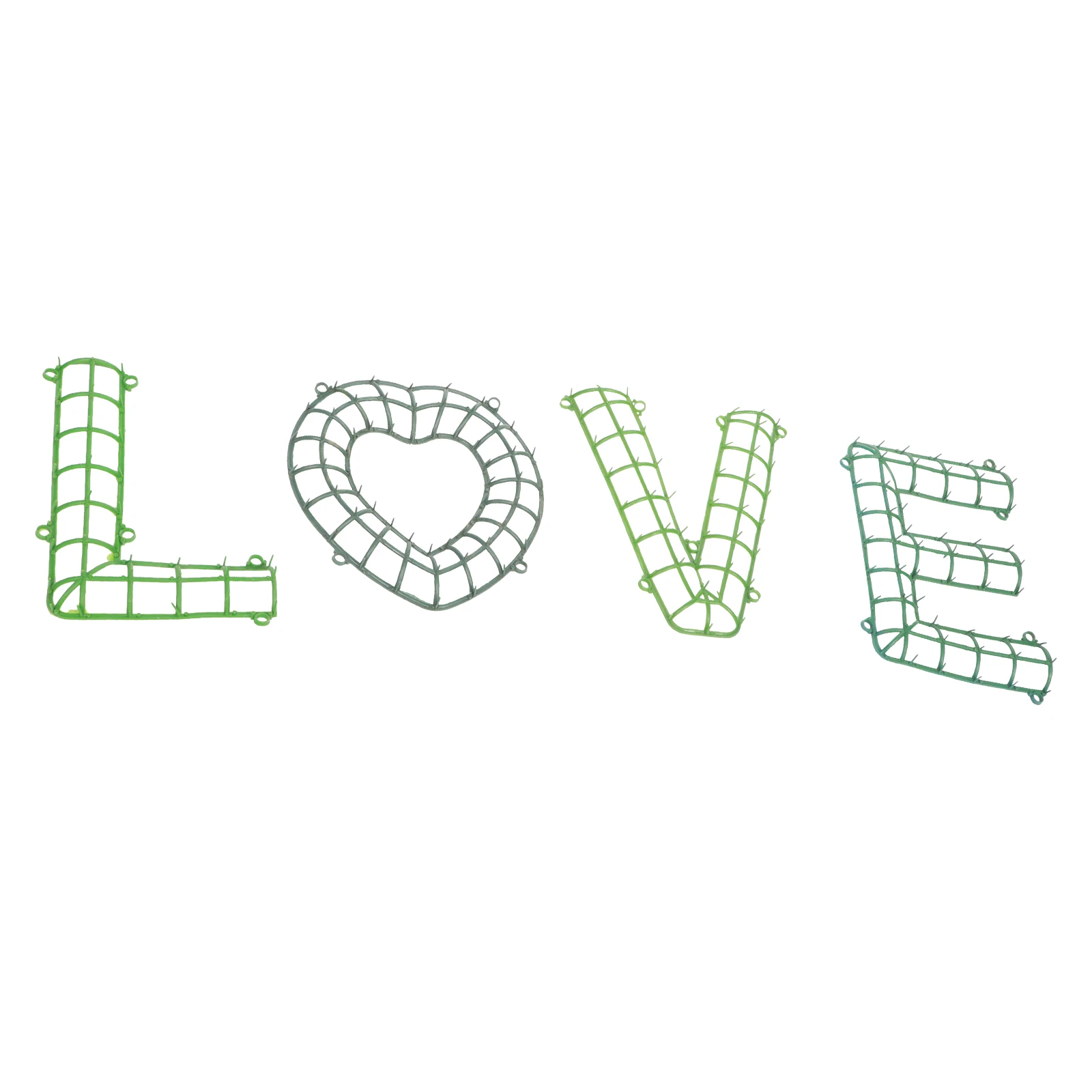 

1 Set Heart Shape Plastic Wreath Frame Diy Flower Hoops Garland Making Supplies Home Decor Accessories For Wedding Christmas
