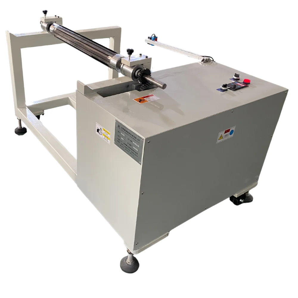 Contact Materials Air Expansion Shaft Automatic Electric Motor Unwinding Feeding Machine 220V Wood Gear Apparel Use