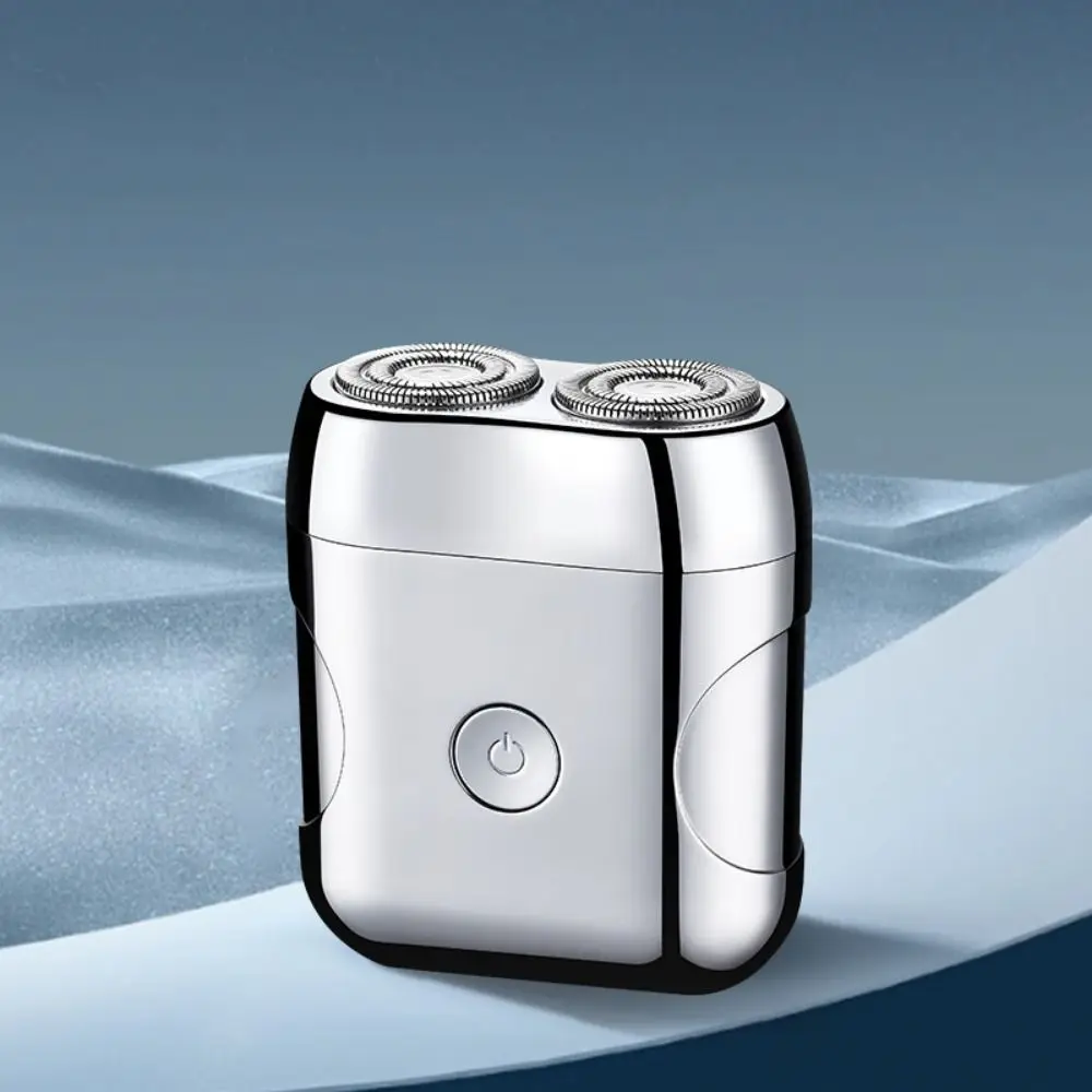 ماكينة حلاقة كهربائية صامتة قابلة لإعادة الشحن، ماكينة حلاقة كهربائية مزدوجة الرأس قابلة للغسل، شاشة رقمية، عملية هادئة، ماكينة حلاقة صغيرة للسفر #3
