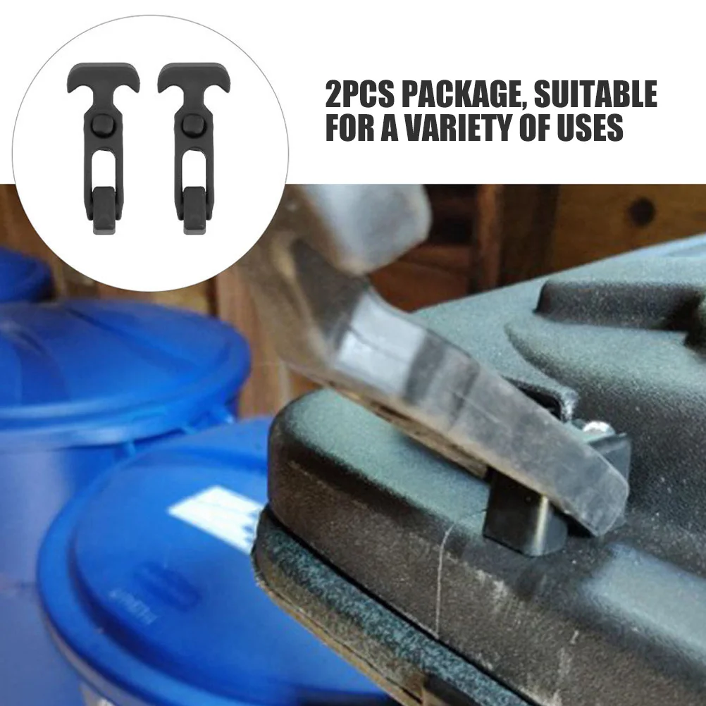 

2Pcs Rubber Latch Replacement Shock Absorbing Toolbox Hasps Flexible T-Handle Heavy Duty Toolbox Lid Latches Engine Hood Catch