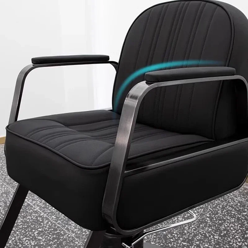 Sillas de salón, estilista, silla eléctrica estética, peluquero negro resistente, envío gratis desde Brasil, tocador giratorio reclinable