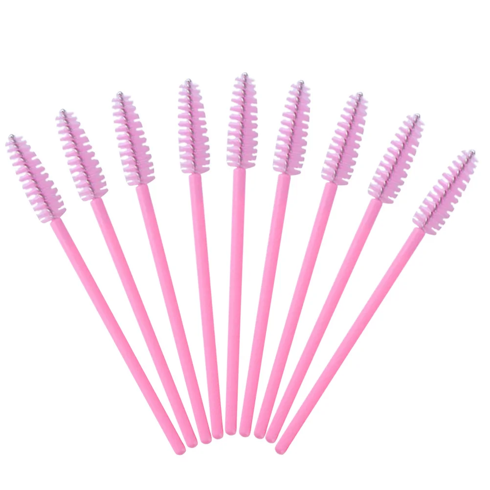 50Pcs Professional Eyelash Mascara Brushes Disposable Lash Separators Curling Makeup Tool Disposable Mascara Wands