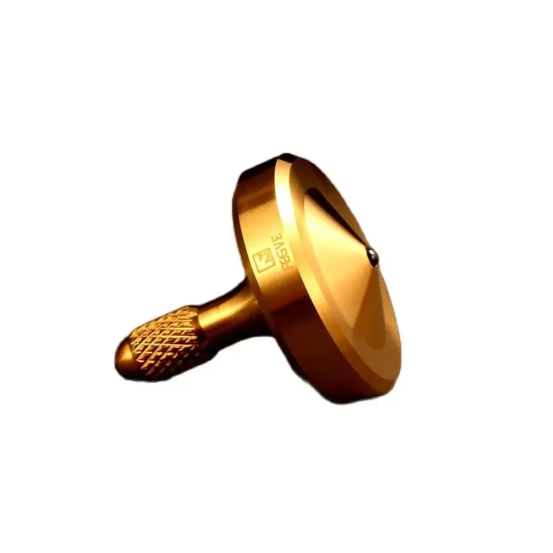 FEGVE Inner Peace Mini Gyro Fidget Spinner Hand Spinner Edelstahl Metall Keramik Perlen Antistress Desktop Rotation Spielzeug