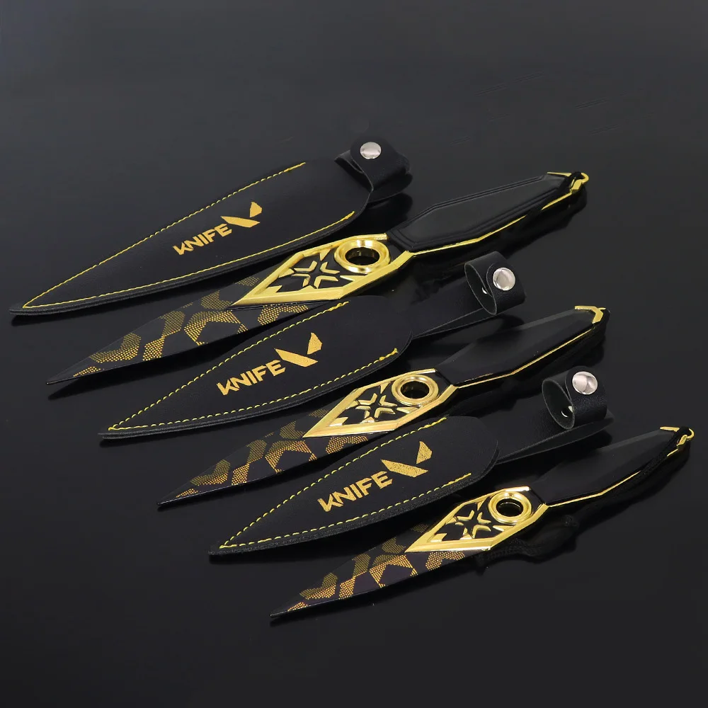 Valorant Melee Weapon Championship 2023 Ninja KunaiกับHolster Samurai Katanaคอสเพลย์บาหลีเพลงดาบของเล่นมีดของขวัญเด็ก