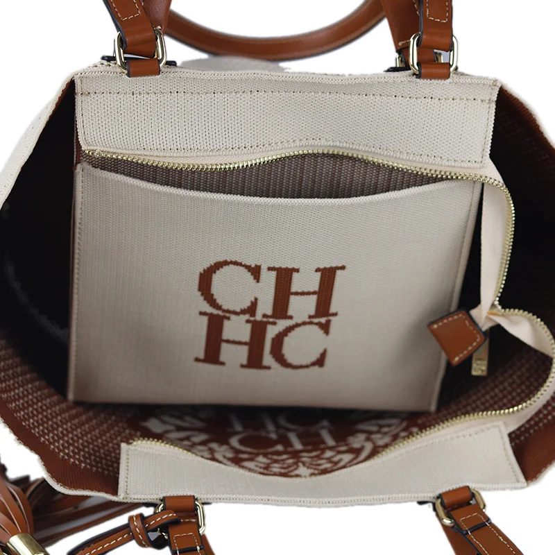 حقيبة يد نسائية ذات علامة تجارية فاخرة جديدة ذات سعة كبيرة ومتعددة الوظائف وسلة خضروات حقيبة شاطئية حقيبة كتف كلاسيكية #4