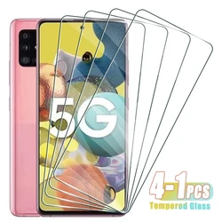 4-1Pcs Tempered Glass For Samsung Galaxy A91 A81 A71 A51 A41 Screen Protector on Samsung A31 A21 A11 A01 A21S