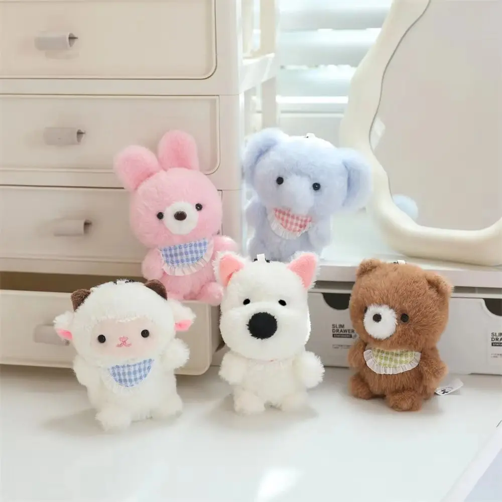 

Soft Material Chicken Plush Pendant Penguin Skin-friendly Elephant Plush Keychain Emotional Collectibles Lightweight