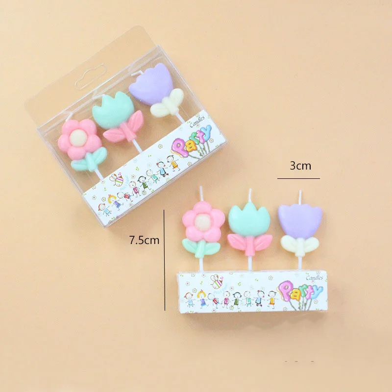 Birthday Decoratinos Candle Surprises Wedding Cake Decoration Flower Candle Girl Sparkles Halloween Home Christening Candles