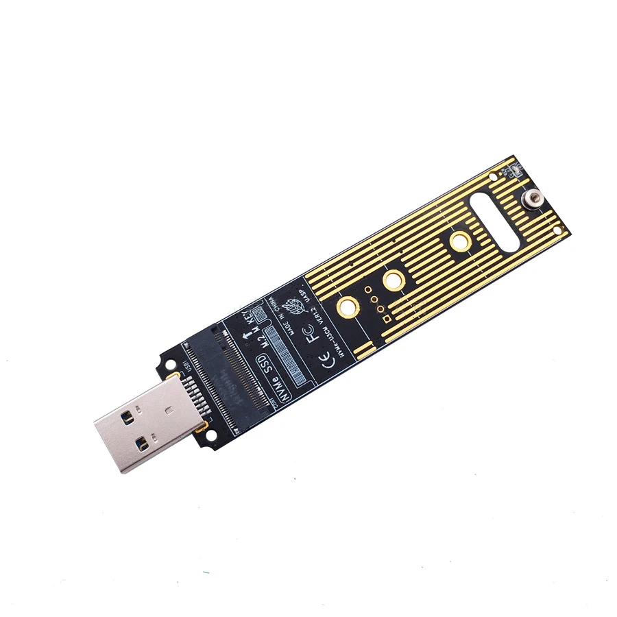 M.2 NVcloser SSD vers USB 3.1 Adaptateur PCI-E vers USB-A 3.0 Carte Convertisseur Interne 10Gbps USB3.1 Isabel 2 pour Samsung 970 960/Pour Intel NEW