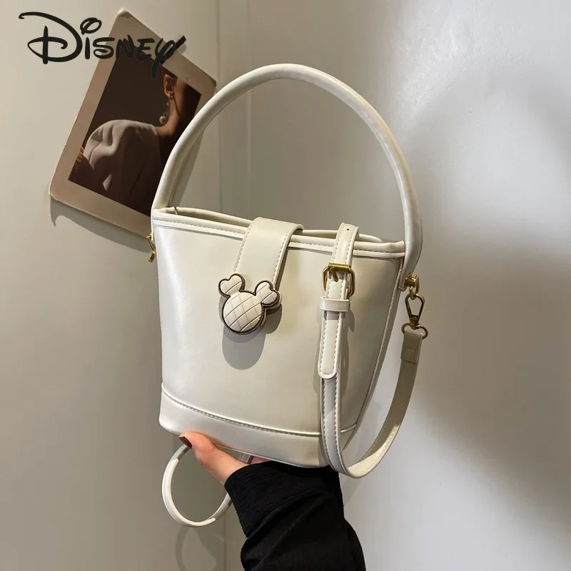 

Disney Mickey New Women's Crossbody Bag Fashionable and High Quality Women's Shoulder Bag Solid Color Large Capacity Women's Bag