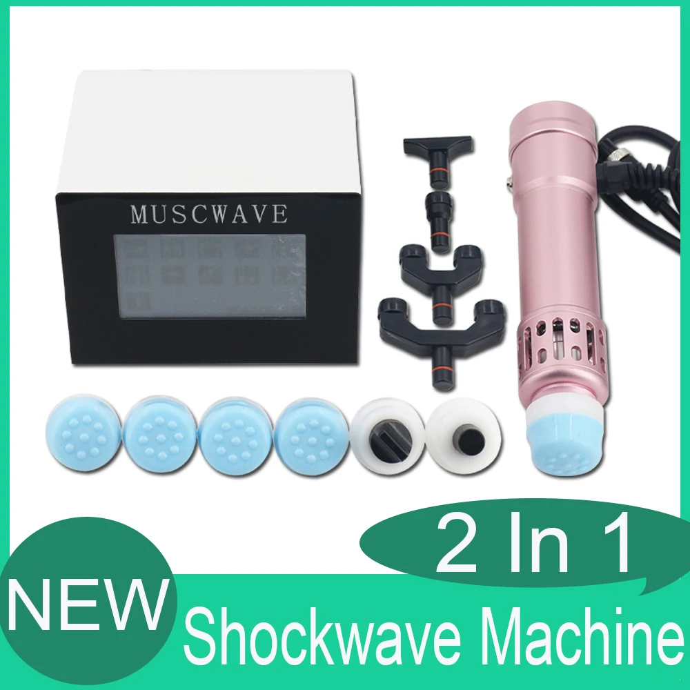 

2023 Shockwave Therapy Machine 2 In 1 Chiropractic Massage Tool Tennis Elbow Valid Pain Relief Shock Wave ED Treatment Equipment