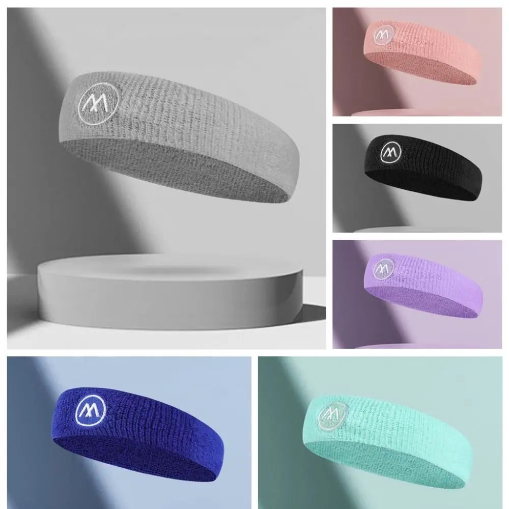 Wrist Protector Absorb Sweat Towel Sweat Bands 6 Colors Female Tennis Headband Adults Male Sports Sweat Wristband Badminton