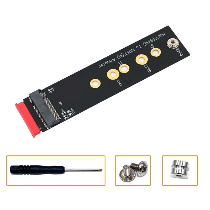 

Адаптер M.2 (NGFF) с B + M на Key M черный адаптер M.2 NGFF SSD для PCI-E Bus SSD