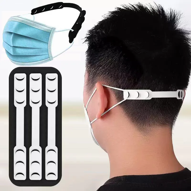 موسع القناع، حامل قناع مضاد للانزلاق قابل للتعديل، يتميز بخطافات مضادة للانزلاق لتخفيف ضغط الأذن والألم لراحة طويلة الأمد