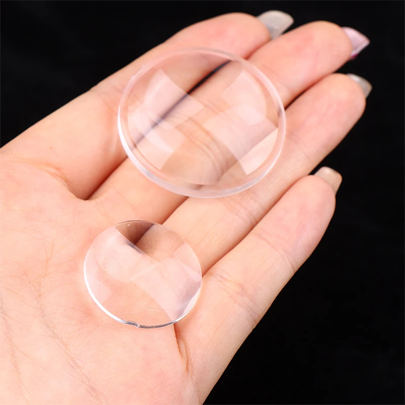 5/10pcs 3D Virtual Reality VR Lens Acrylic Optical Lens 25mm 34mm 37mm Diameter Plano Convex Lens VR Glasses