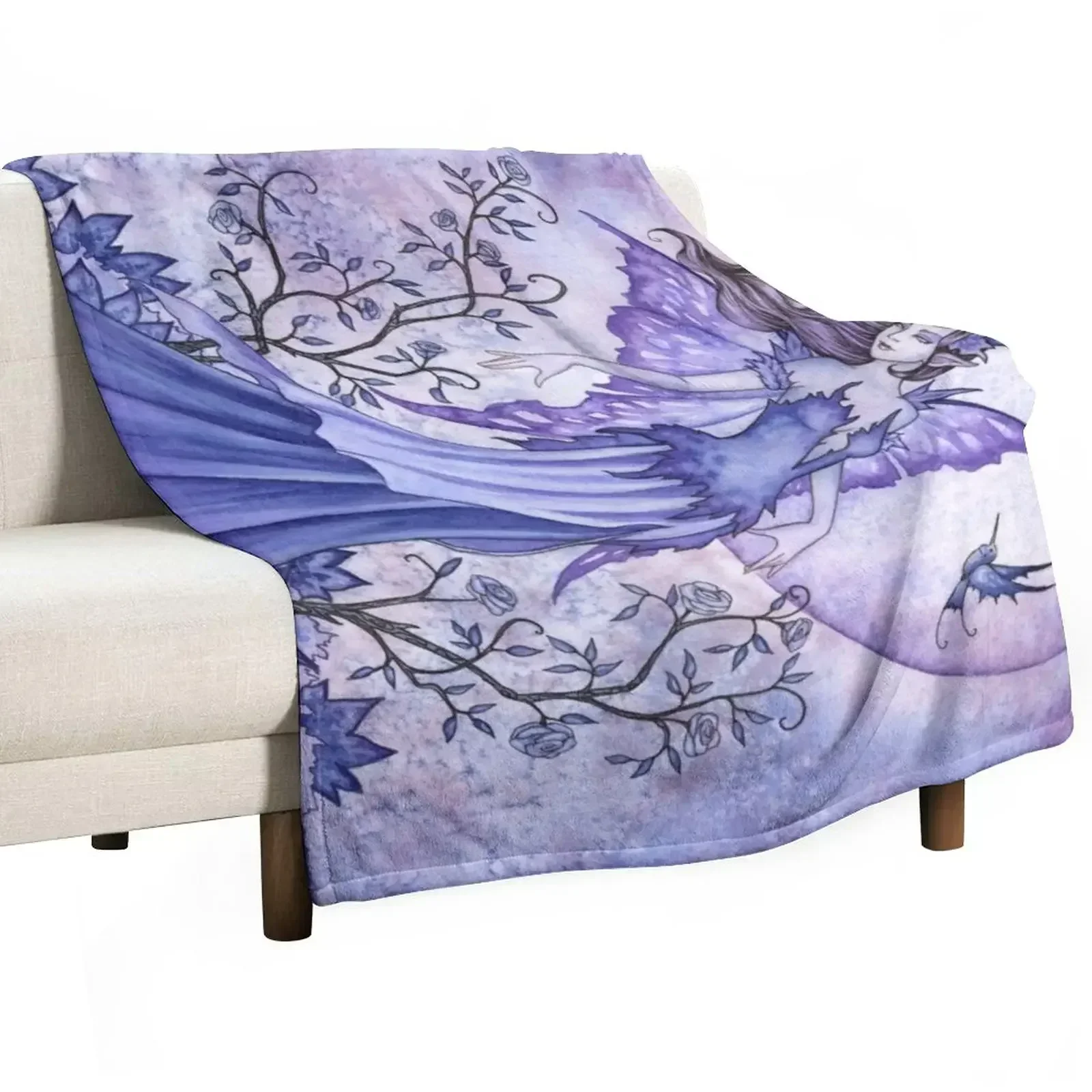 

The Night Garden Throw Blanket halloween blankets and throws Luxury Designer Soft Blankets
