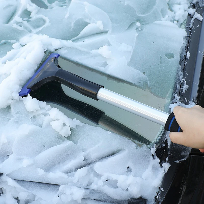 

ALIWRAP Extendable Car Ice Scraper Snow Brush Winter Car Windshield Telescopic Aluminum Window Glass Frost Snow Removal Shovel