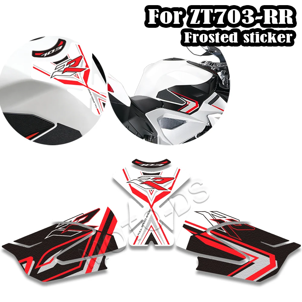 

Frosted Tank Pad Protector Decals For Zontes ZT703-RR ZT 703RR Motorcycle Fuel Tank Sticker Kit