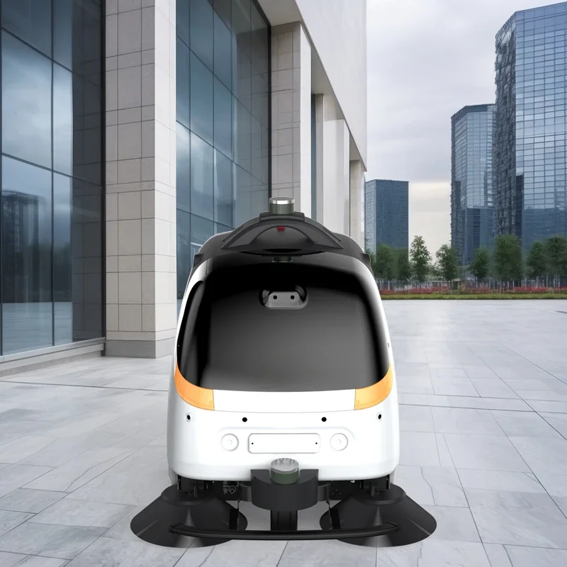 S100N Outdoor Sweeper Cleaning Robot Intelligent Unmanned Robotic Floor Sweeper Machine