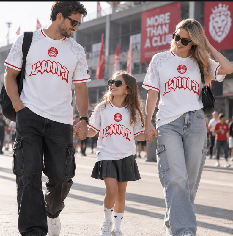Hip hop style soccer jersey with letter print T-shirt, quick drying sport Borak 92, street wear, casual family wear