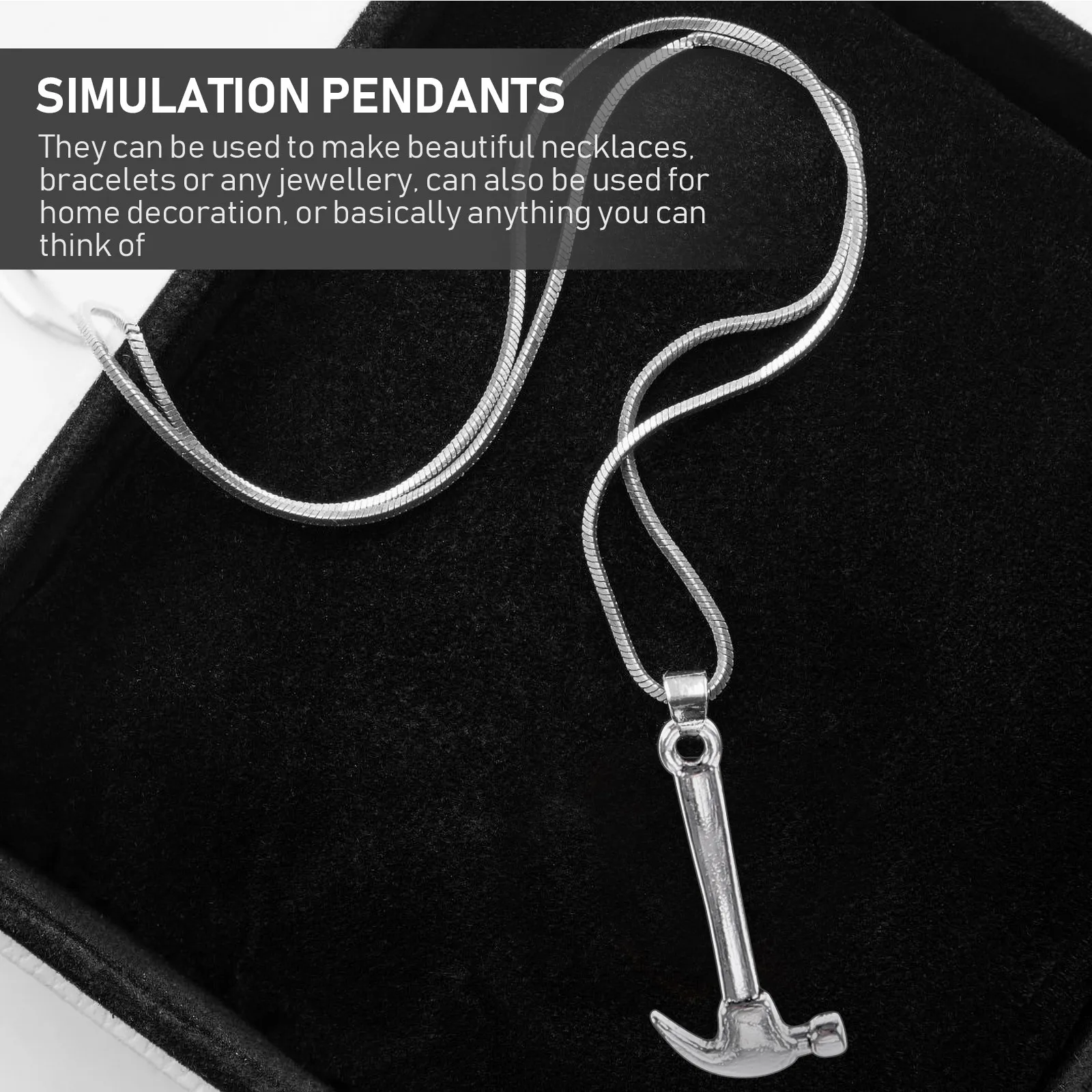 80Pcs Alloy Pendant Charms for DIY Jewelry Decor Creative Design Alloy Pendant Charm Jewelry Accessories