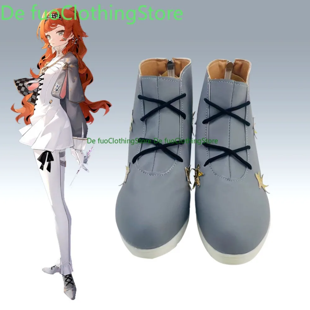Defuoclothing sonetto cosplay sapatos anime botas de convenção anime jogo rpg sapatos e botas festa de halloween