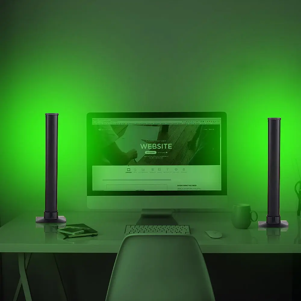 Zmiana koloru RGB listwa świetlna LED USB podświetlenie TV zdalny nastrojowe oświetlenie symfoniczny dekoracyjna z lampkami Pickup muzyki Rhythm