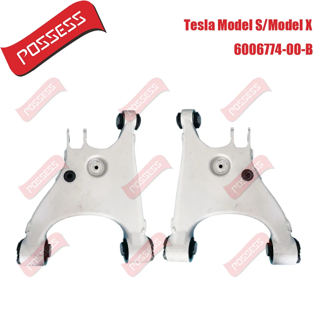 8 Pieces Rear Suspension Control Arm Kits For Tesla Model S 5YJS 2012-/ Model X 5YJX 2015-/ 6006774-00-B 6006840-00-B