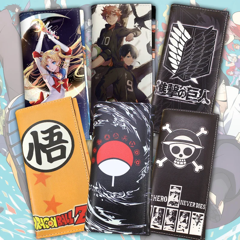 

Cartoon Characters Hatsune Miku Long Pu Material Wallet Large Capacity Printed Documents Bank Card Change Button Fold Wallet