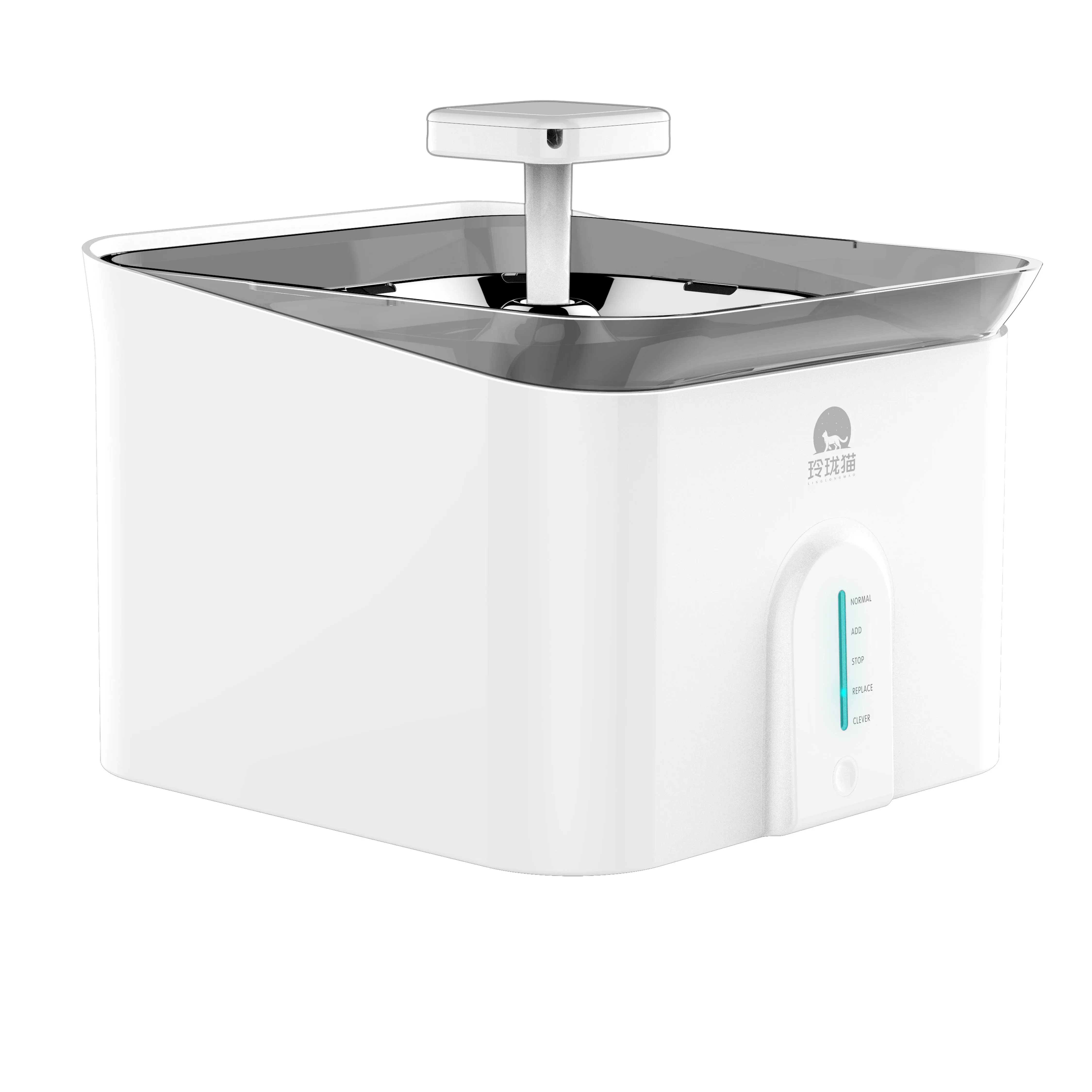 

Automatic Pet Hydration Station 3L Pet Water Dispenser Stainless Steel Cat Water Fountain Smart Drinking Dog Cat