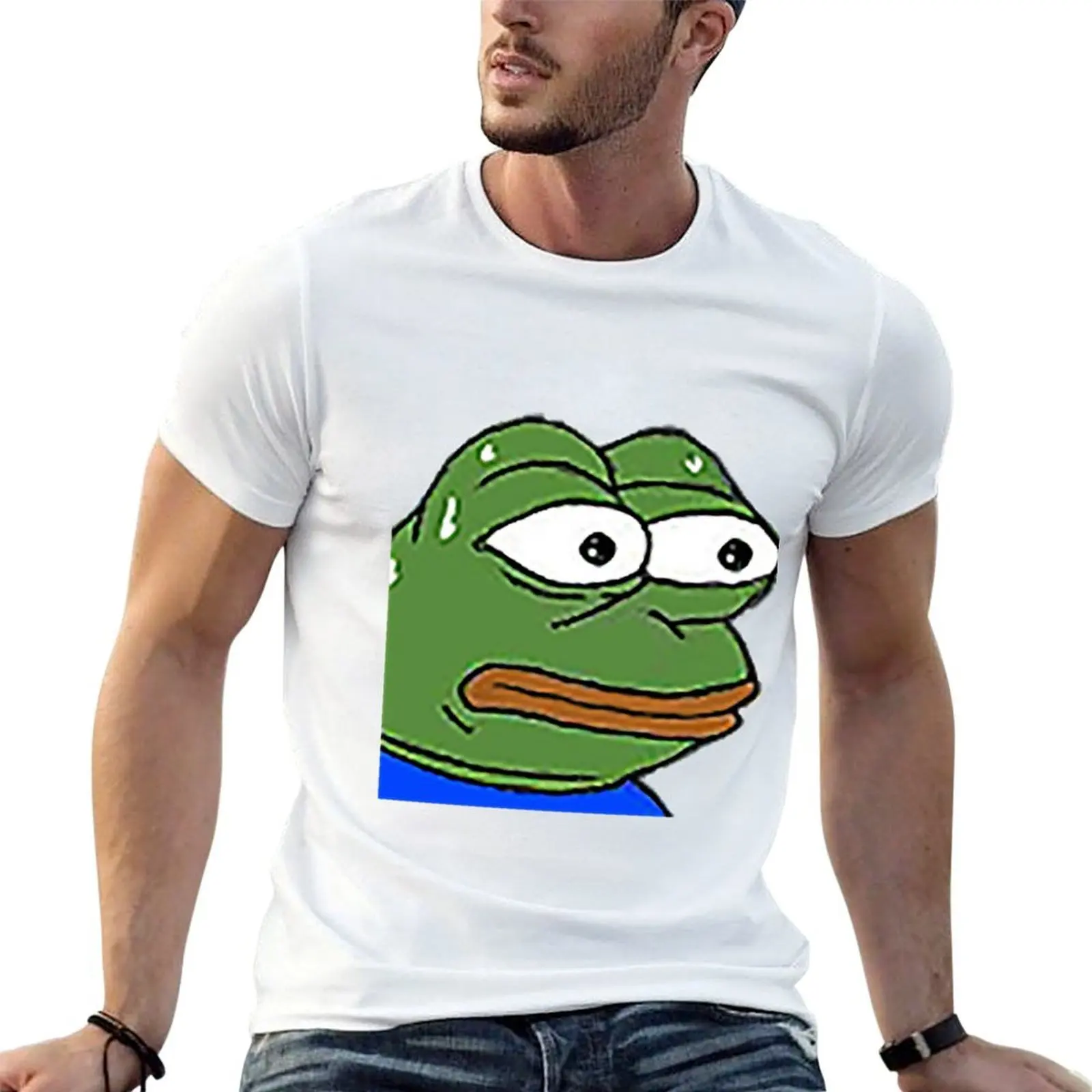 

monkaS T-Shirt t shirts cotton 100% funny t shirts dark humor T-Shirt