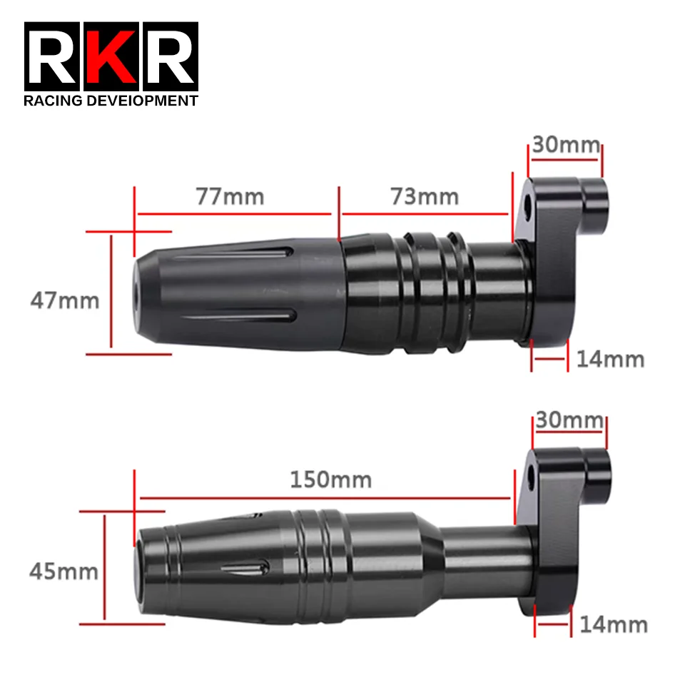 Deslizador de escape CNC para motocicleta, marco deslizante, accesorios de protección contra caídas para ZONTES 368G 368K 368D 368E 368M ZT368G