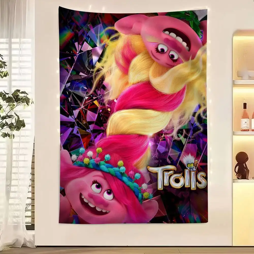 الكرتون T-المصيدون الفرقة المطبوعة قماش مزخرف جداري كبير رخيصة الهبي الجدار الشنق البوهيمي جدار المفروشات ماندالا INS ديكور المنزل