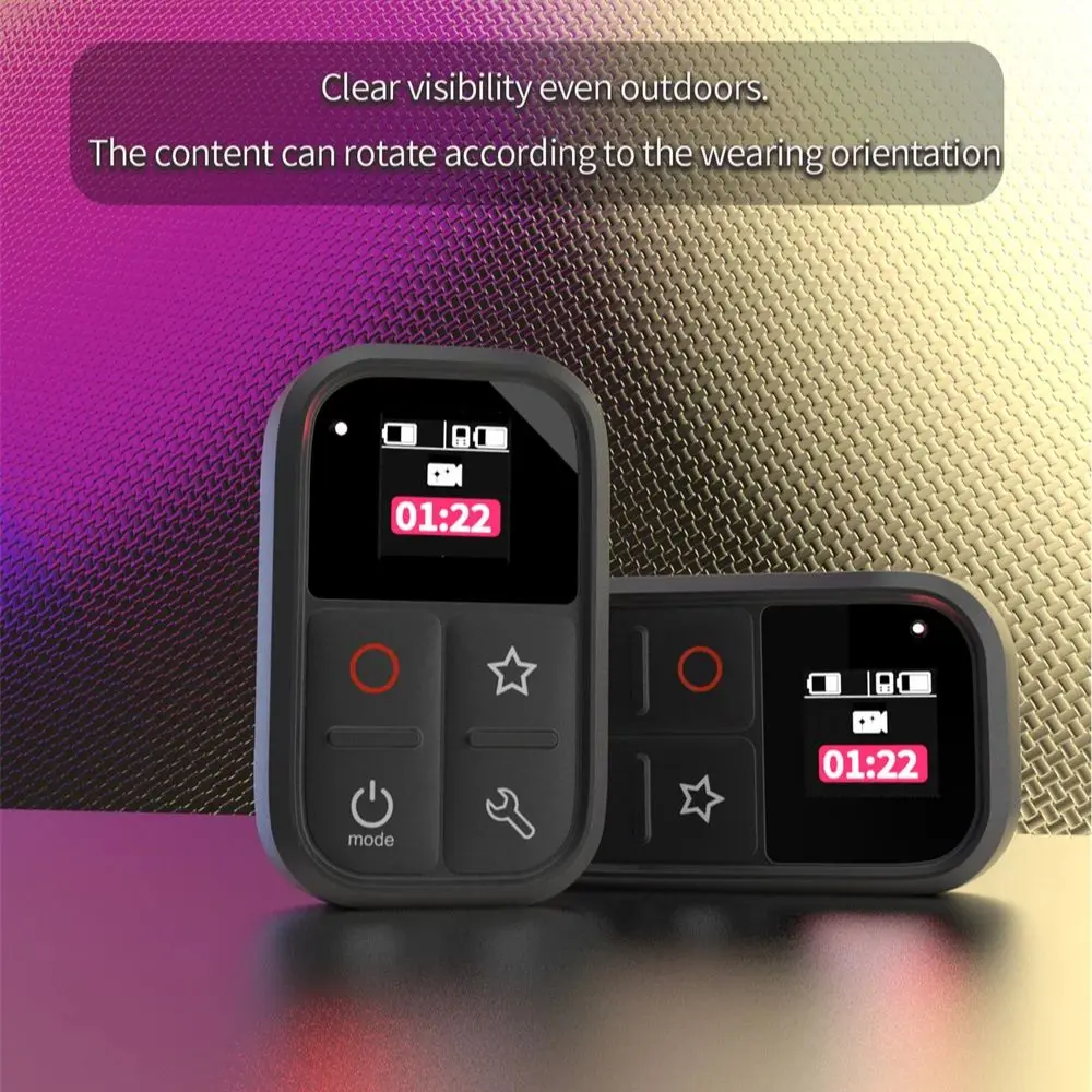 Wasserdichte Action-Kamera Bluetooth-Fernbedienung für Insta360 X5/X4/X3/GO3S/AcePro2 Kamera-Controller mit LCD-Bildschirmanzeige