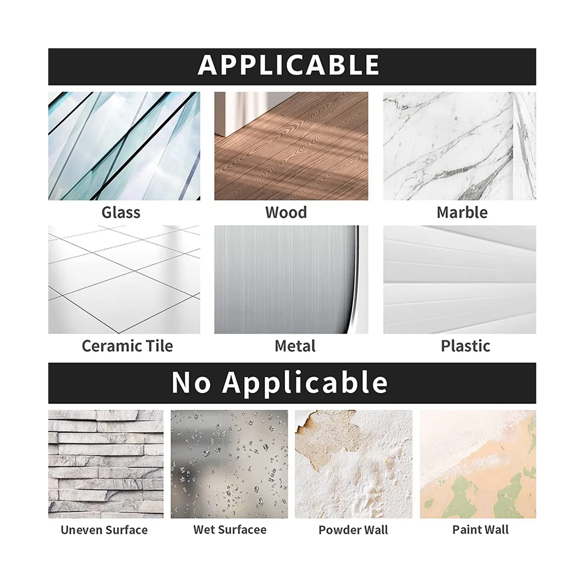 Double Sided Tape , Removable & Reusable Double Transparent Tape for Walls, Carpet